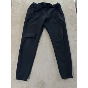 Huckberry Proof Joggers Pants Men's Size Large Black Drawstrings Stretch‎ EUC